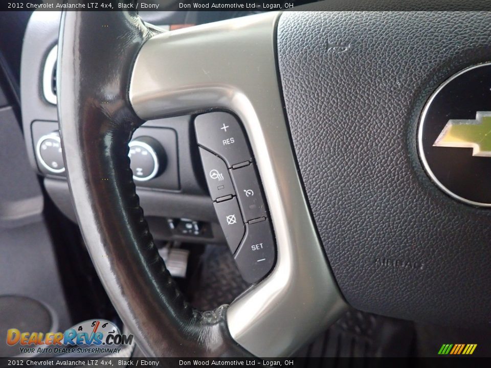 2012 Chevrolet Avalanche LTZ 4x4 Black / Ebony Photo #27