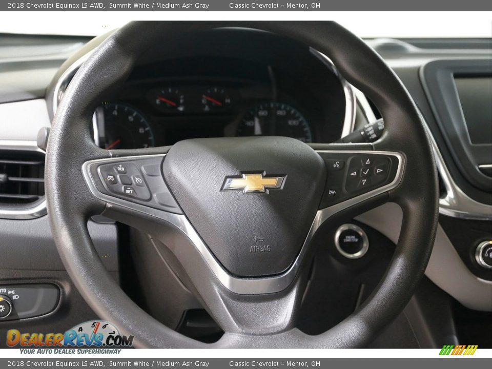 2018 Chevrolet Equinox LS AWD Summit White / Medium Ash Gray Photo #7
