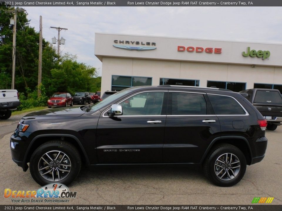 2021 Jeep Grand Cherokee Limited 4x4 Sangria Metallic / Black Photo #9