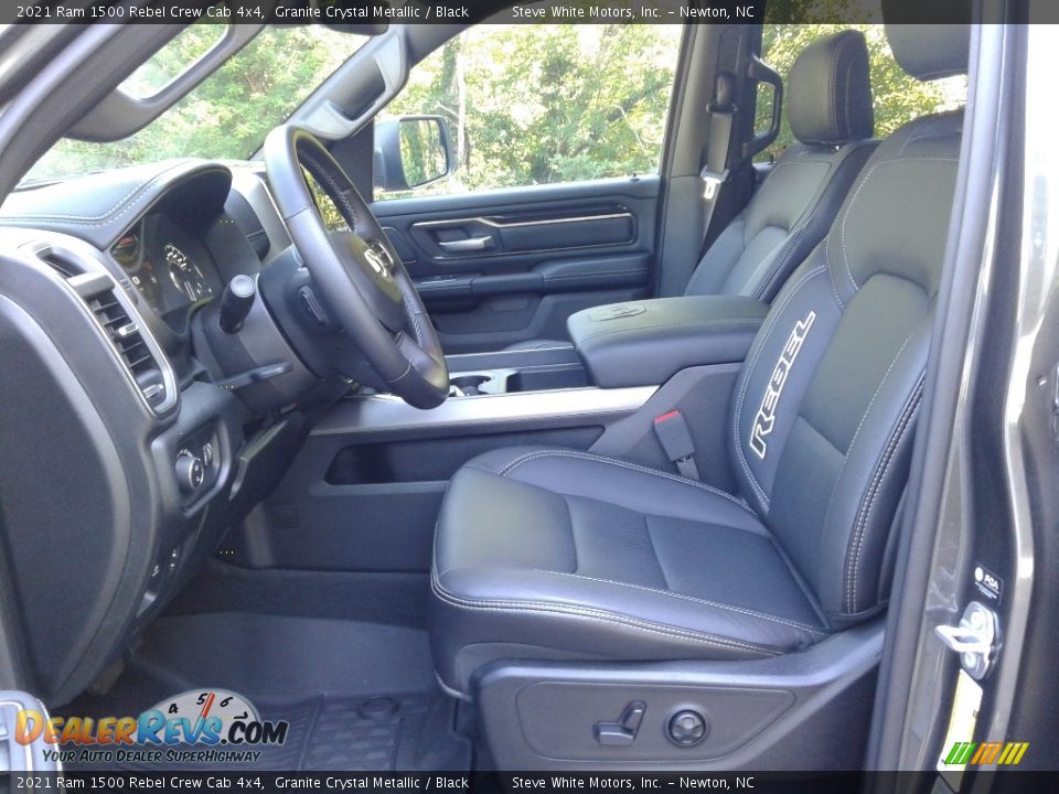 Front Seat of 2021 Ram 1500 Rebel Crew Cab 4x4 Photo #12