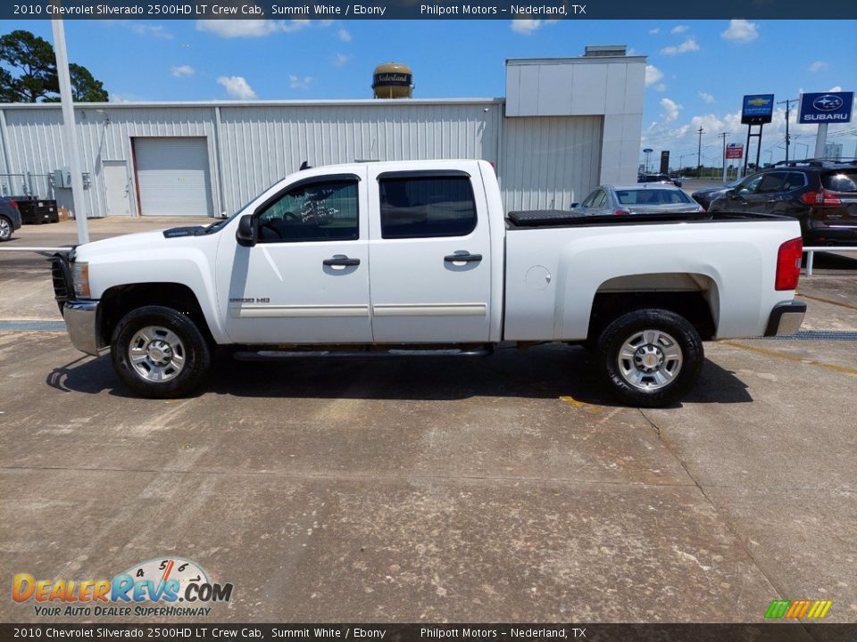 2010 Chevrolet Silverado 2500HD LT Crew Cab Summit White / Ebony Photo #4