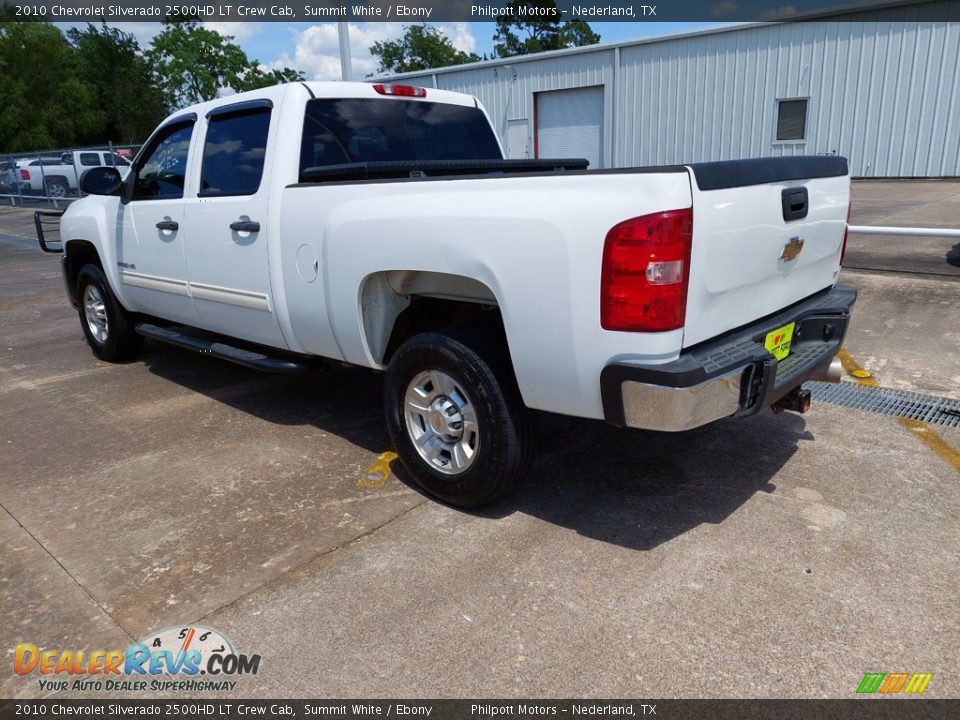 2010 Chevrolet Silverado 2500HD LT Crew Cab Summit White / Ebony Photo #5