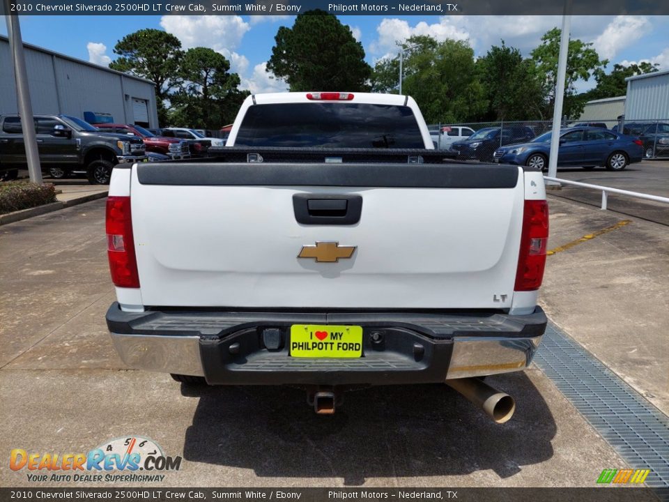 2010 Chevrolet Silverado 2500HD LT Crew Cab Summit White / Ebony Photo #6