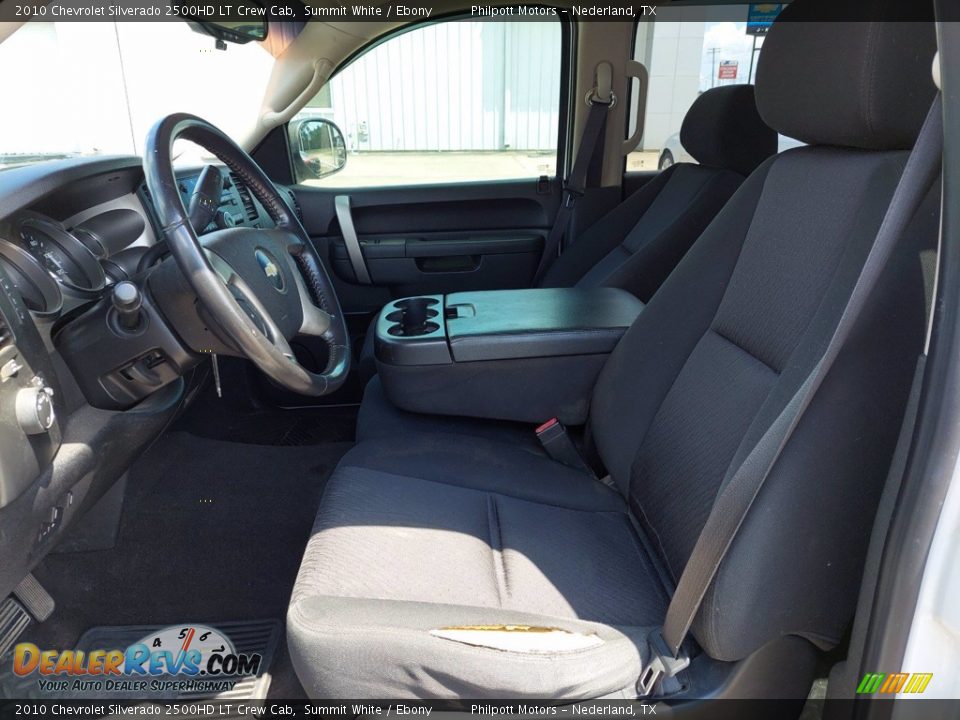 2010 Chevrolet Silverado 2500HD LT Crew Cab Summit White / Ebony Photo #10