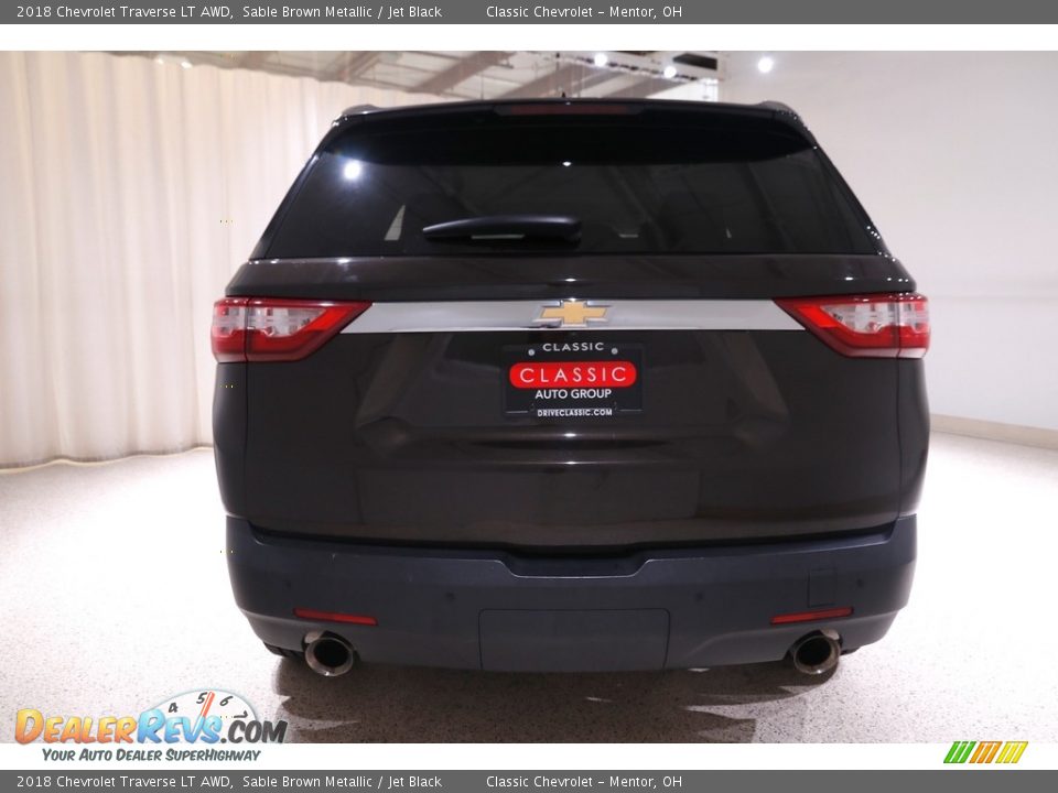 2018 Chevrolet Traverse LT AWD Sable Brown Metallic / Jet Black Photo #19