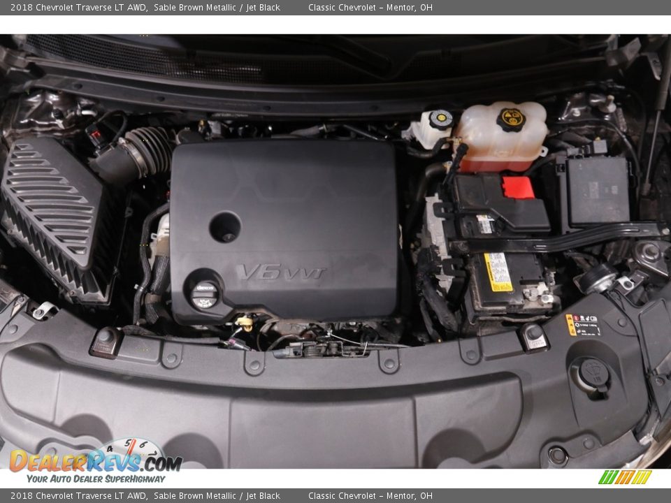2018 Chevrolet Traverse LT AWD Sable Brown Metallic / Jet Black Photo #20