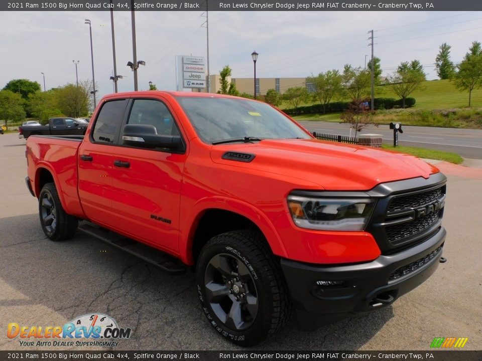 Front 3/4 View of 2021 Ram 1500 Big Horn Quad Cab 4x4 Photo #3