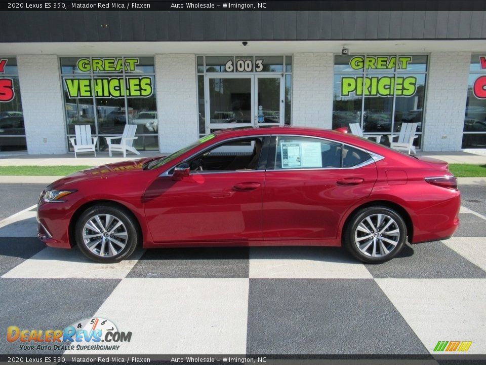 2020 Lexus ES 350 Matador Red Mica / Flaxen Photo #1