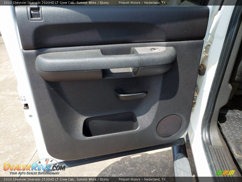 2010 Chevrolet Silverado 2500HD LT Crew Cab Summit White / Ebony Photo #21