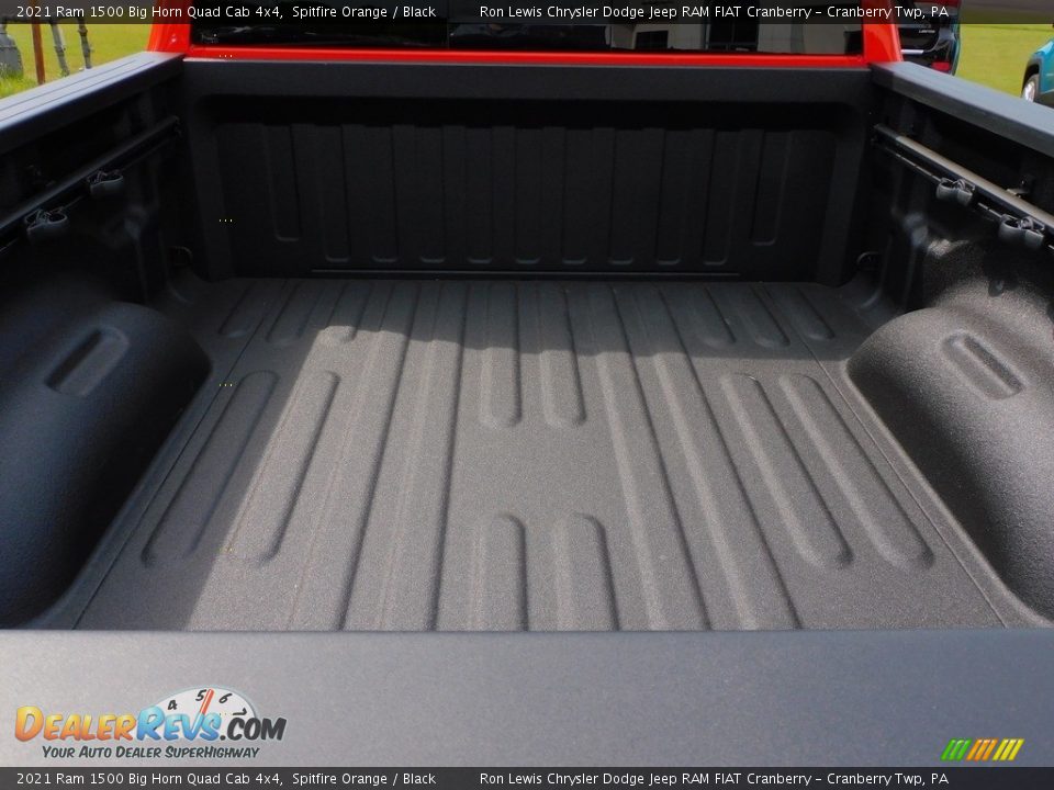 2021 Ram 1500 Big Horn Quad Cab 4x4 Spitfire Orange / Black Photo #7