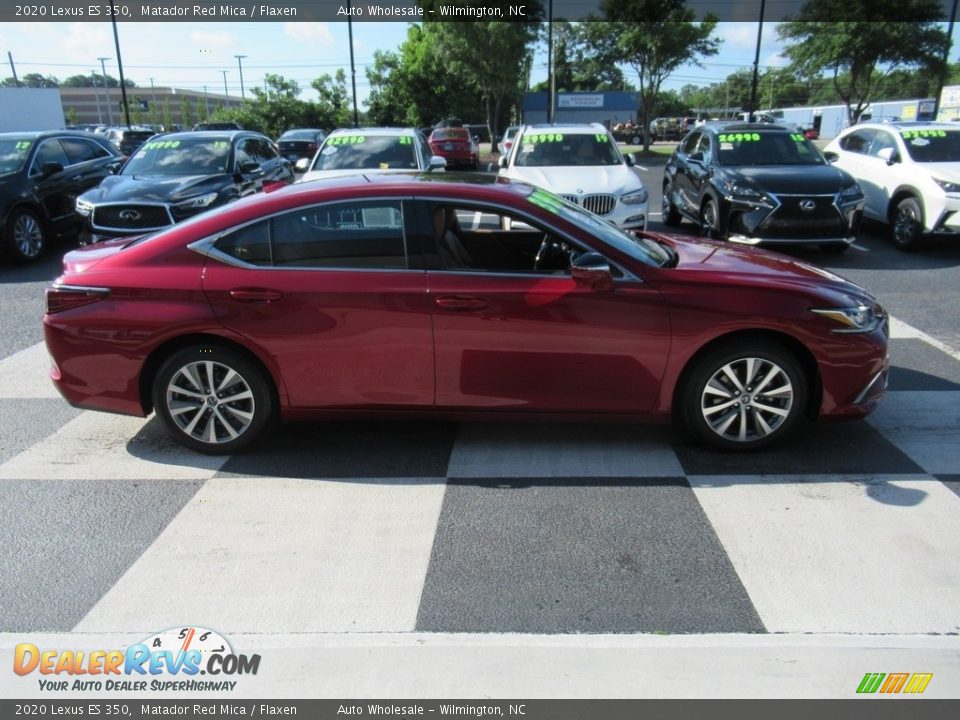 2020 Lexus ES 350 Matador Red Mica / Flaxen Photo #3