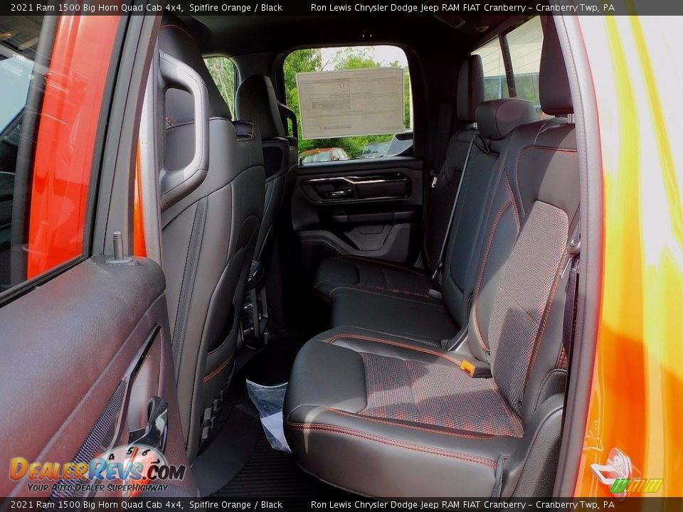 Rear Seat of 2021 Ram 1500 Big Horn Quad Cab 4x4 Photo #12