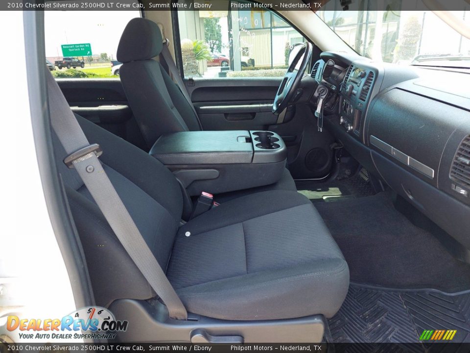 2010 Chevrolet Silverado 2500HD LT Crew Cab Summit White / Ebony Photo #26