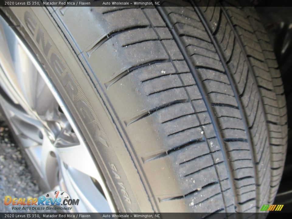 2020 Lexus ES 350 Matador Red Mica / Flaxen Photo #8