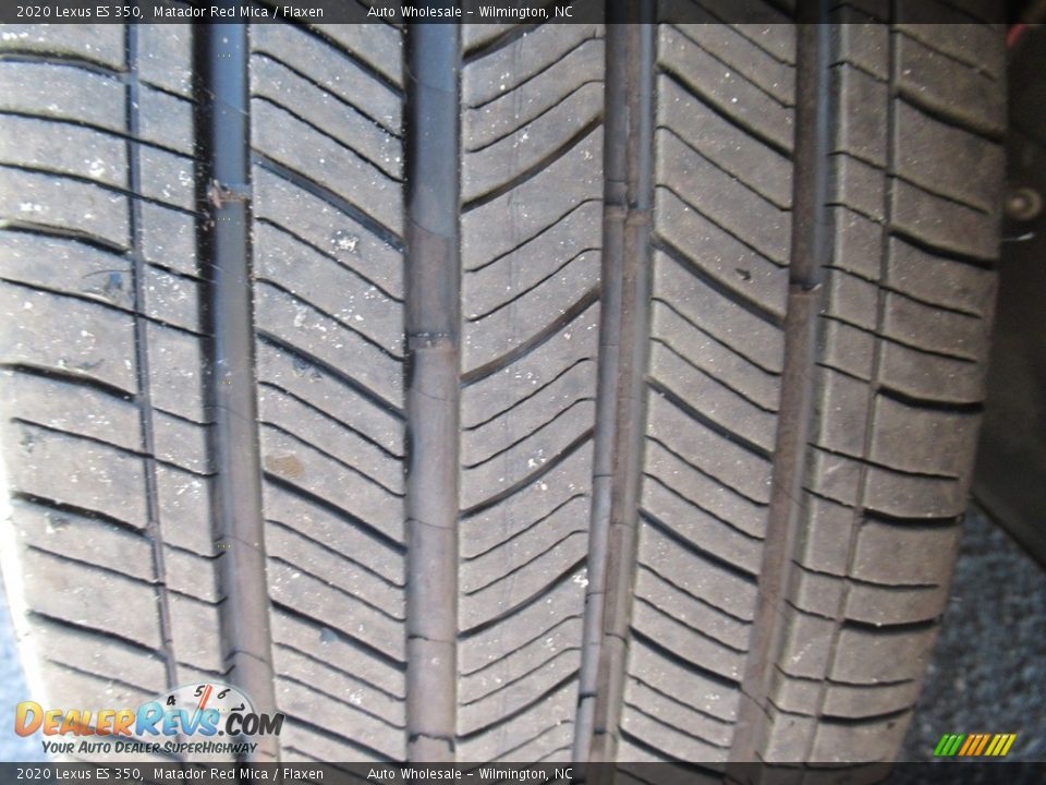 2020 Lexus ES 350 Matador Red Mica / Flaxen Photo #9