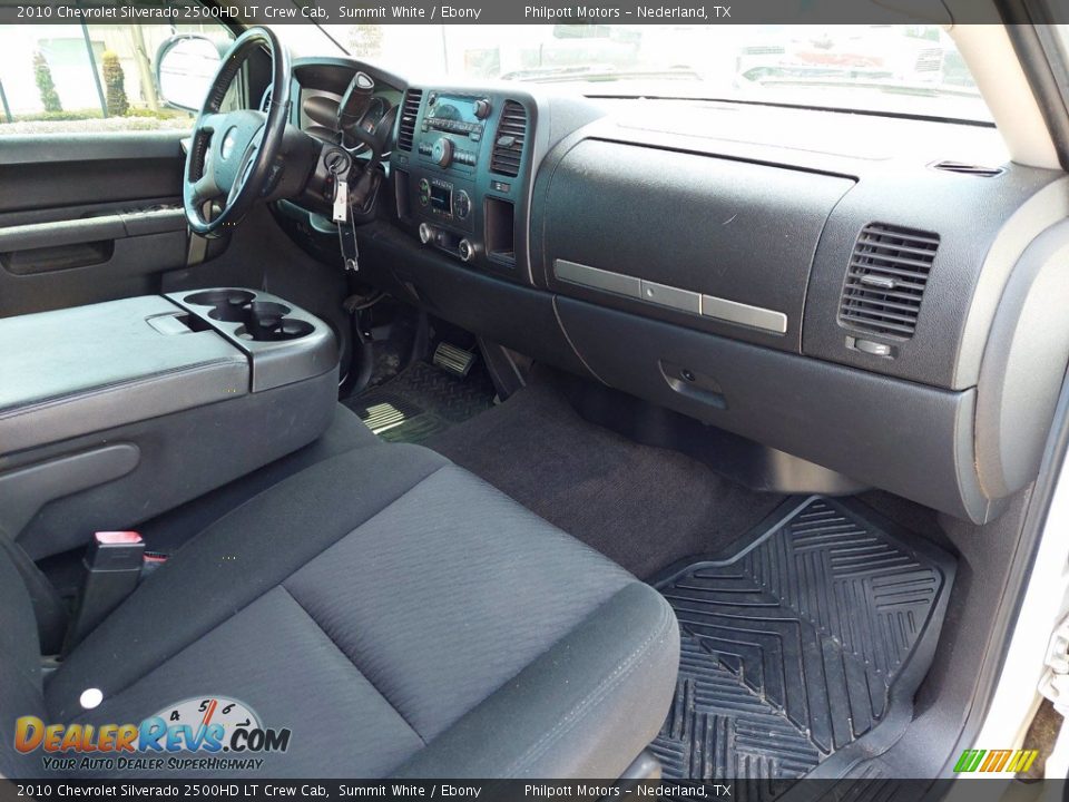 2010 Chevrolet Silverado 2500HD LT Crew Cab Summit White / Ebony Photo #27