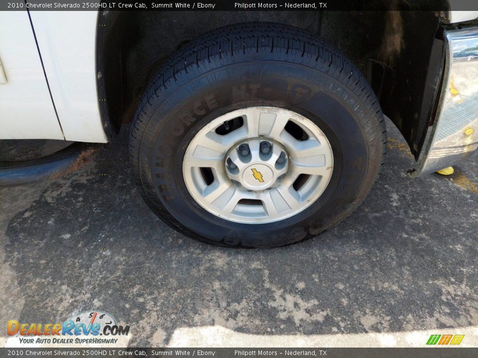 2010 Chevrolet Silverado 2500HD LT Crew Cab Summit White / Ebony Photo #28