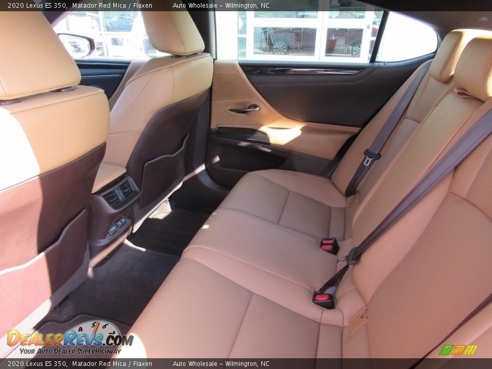 2020 Lexus ES 350 Matador Red Mica / Flaxen Photo #12