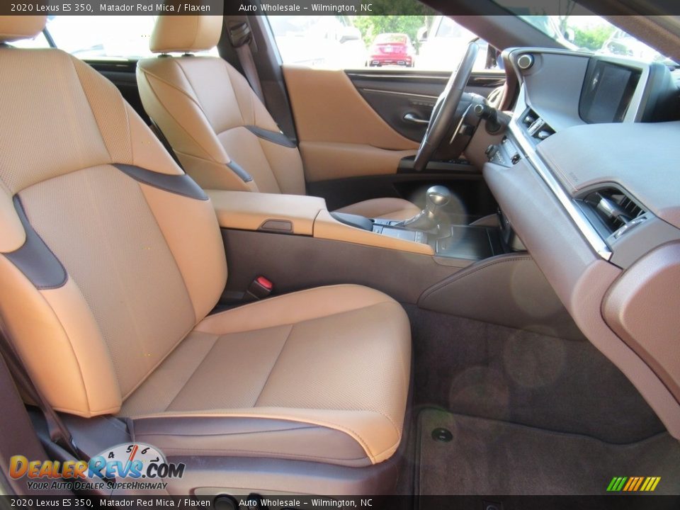 2020 Lexus ES 350 Matador Red Mica / Flaxen Photo #13