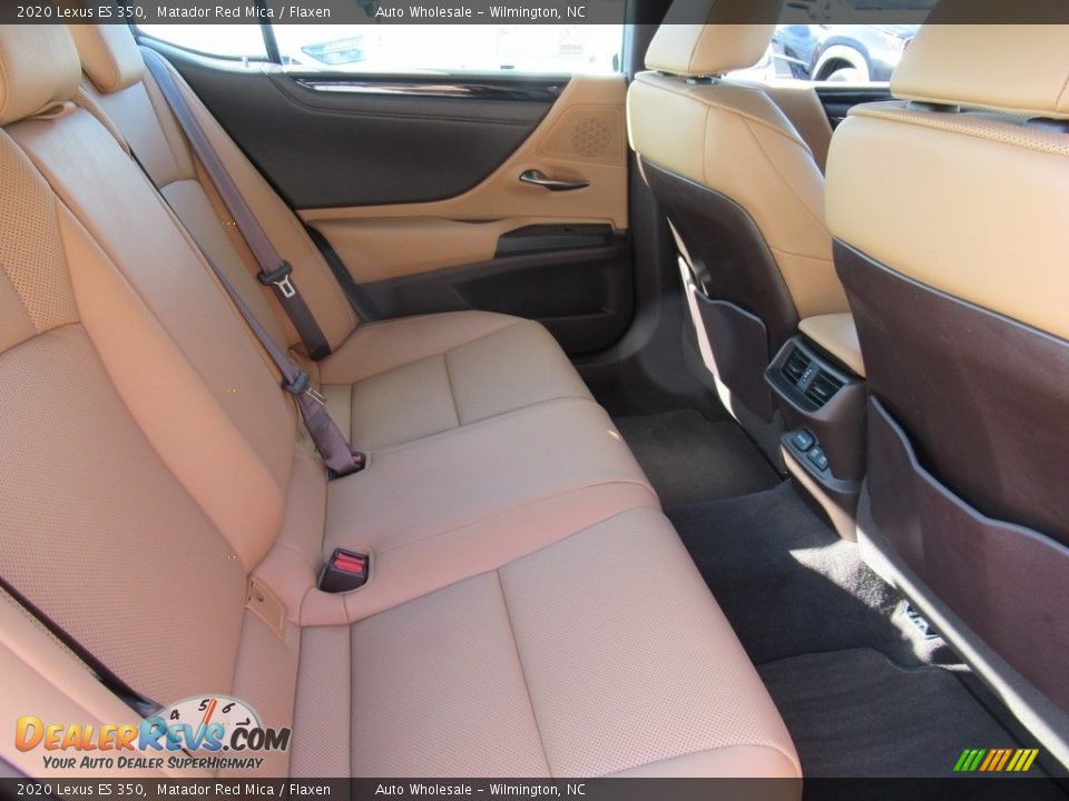 2020 Lexus ES 350 Matador Red Mica / Flaxen Photo #14