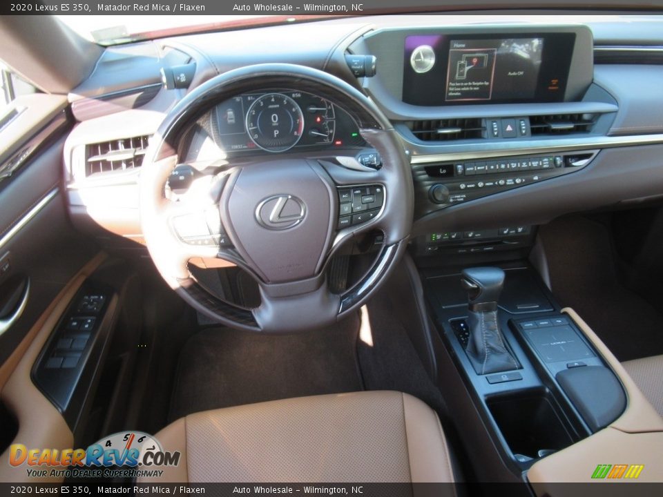 2020 Lexus ES 350 Matador Red Mica / Flaxen Photo #15