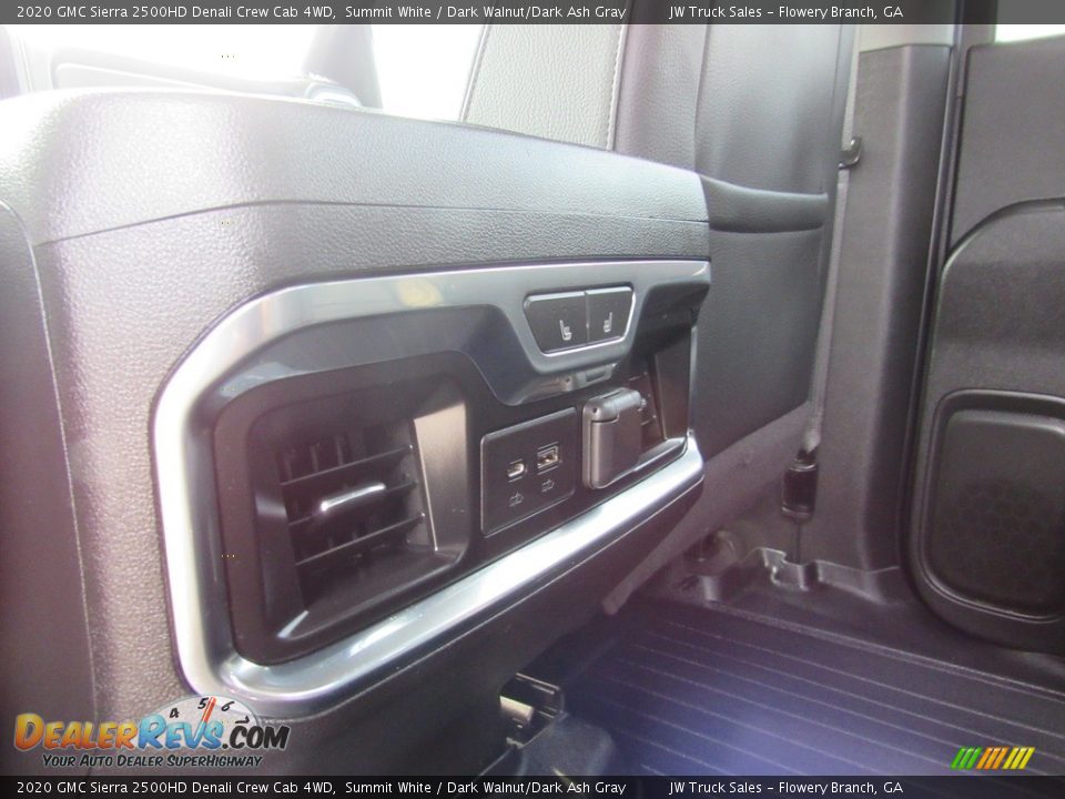 2020 GMC Sierra 2500HD Denali Crew Cab 4WD Summit White / Dark Walnut/Dark Ash Gray Photo #25