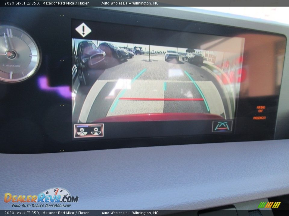 2020 Lexus ES 350 Matador Red Mica / Flaxen Photo #18