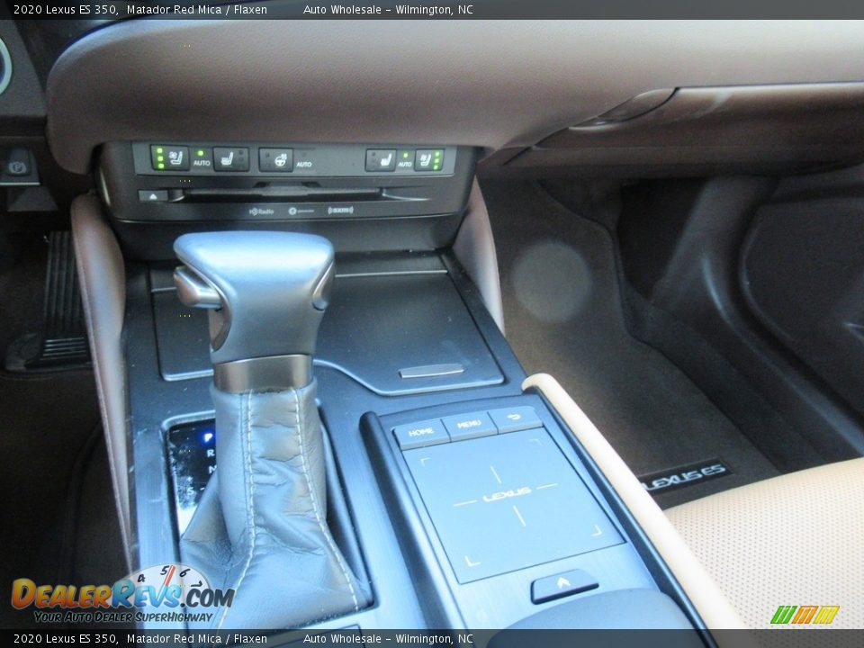 2020 Lexus ES 350 Matador Red Mica / Flaxen Photo #19