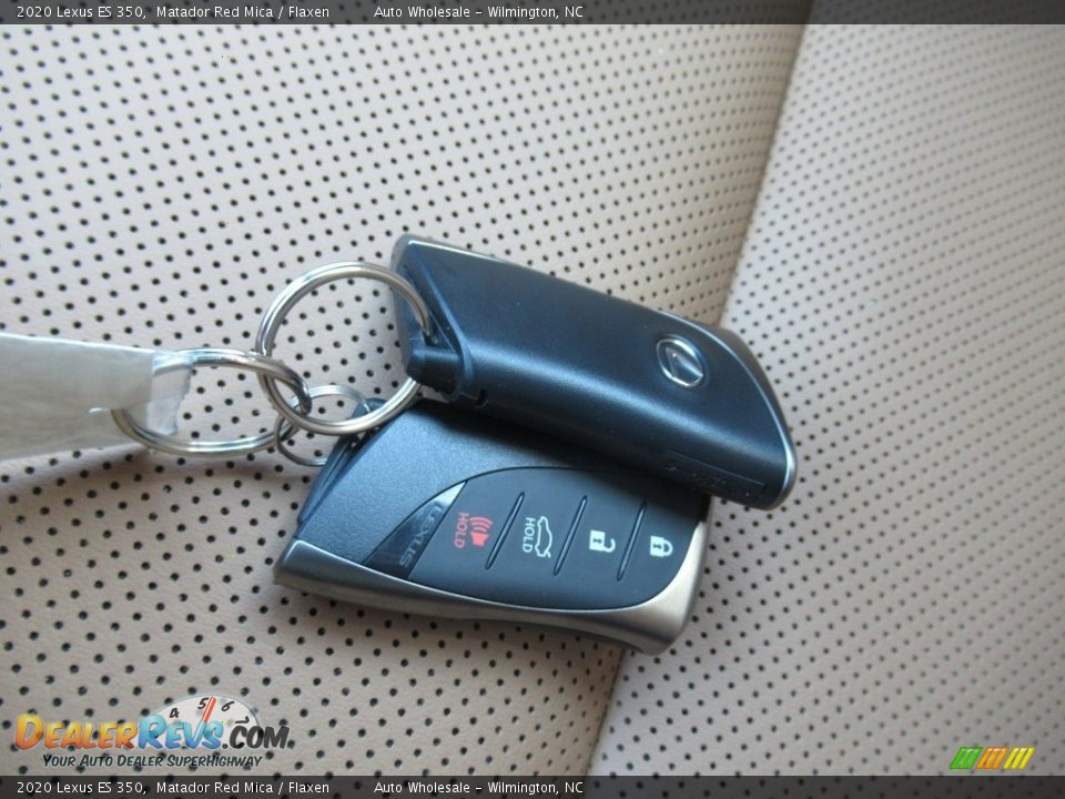 2020 Lexus ES 350 Matador Red Mica / Flaxen Photo #20