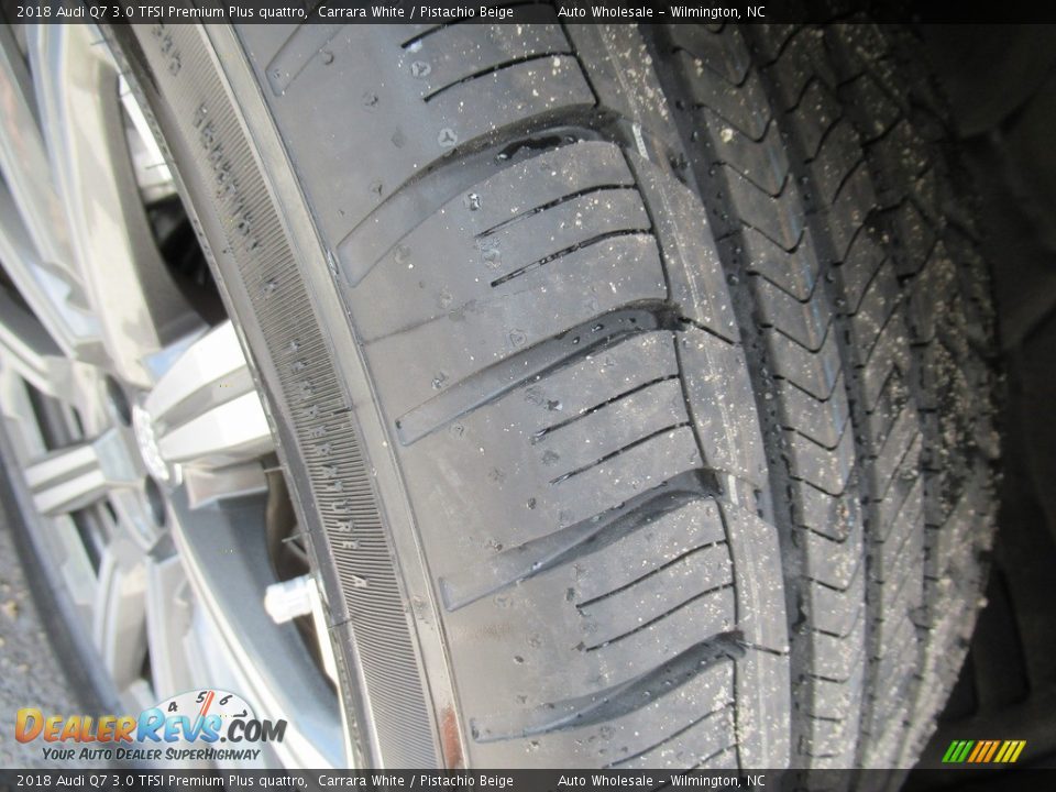 2018 Audi Q7 3.0 TFSI Premium Plus quattro Carrara White / Pistachio Beige Photo #8