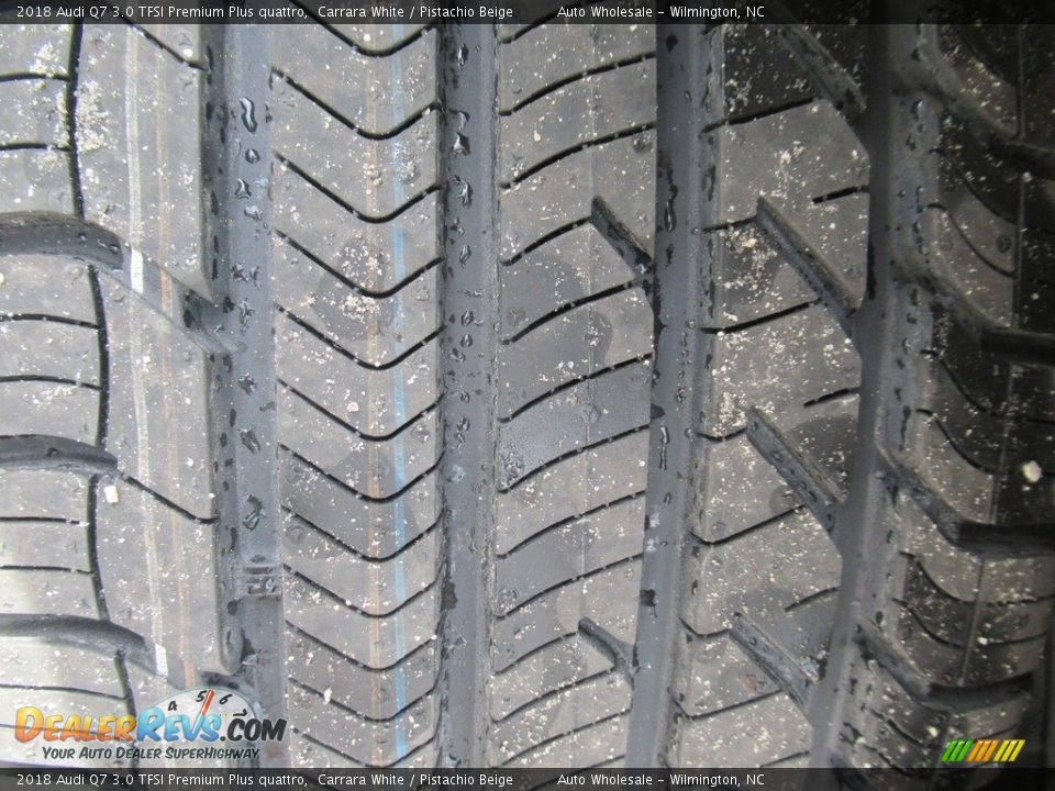 2018 Audi Q7 3.0 TFSI Premium Plus quattro Carrara White / Pistachio Beige Photo #9