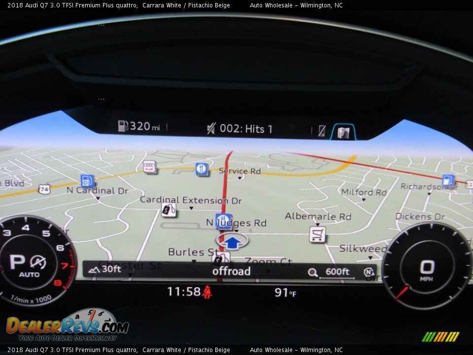 2018 Audi Q7 3.0 TFSI Premium Plus quattro Carrara White / Pistachio Beige Photo #16