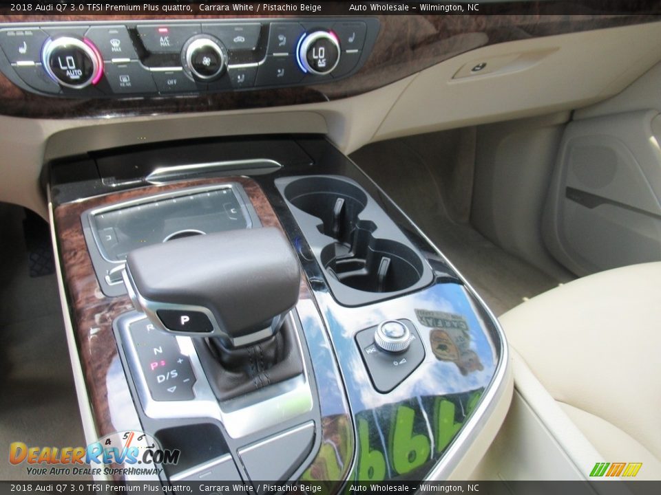 2018 Audi Q7 3.0 TFSI Premium Plus quattro Carrara White / Pistachio Beige Photo #19