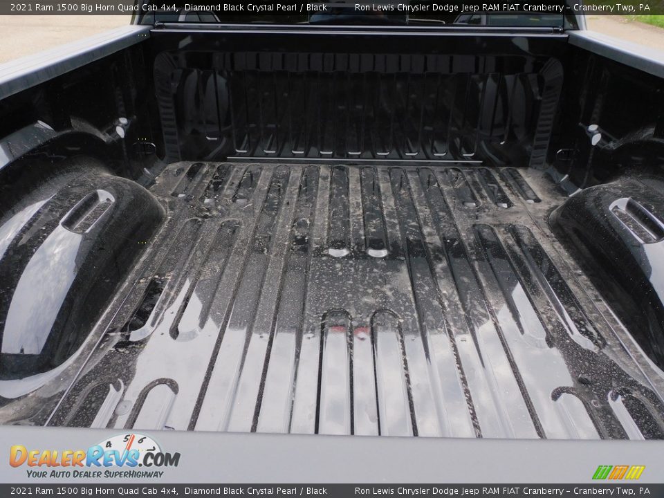2021 Ram 1500 Big Horn Quad Cab 4x4 Diamond Black Crystal Pearl / Black Photo #7