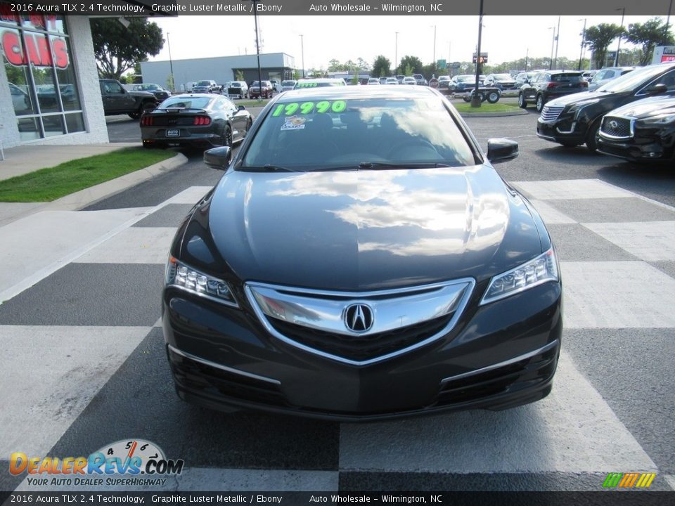 2016 Acura TLX 2.4 Technology Graphite Luster Metallic / Ebony Photo #2