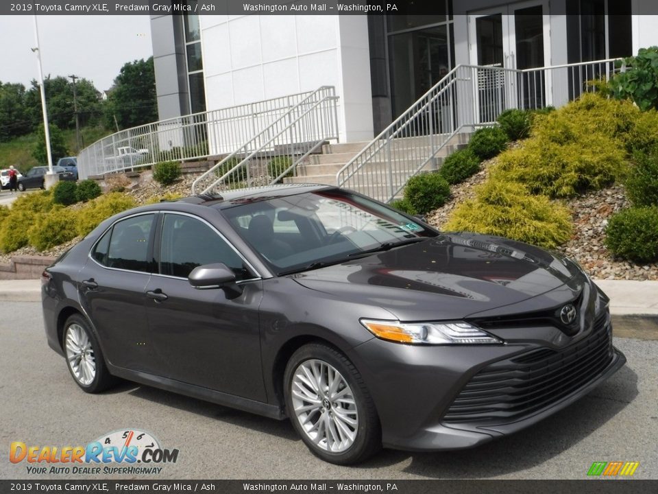 2019 Toyota Camry XLE Predawn Gray Mica / Ash Photo #1