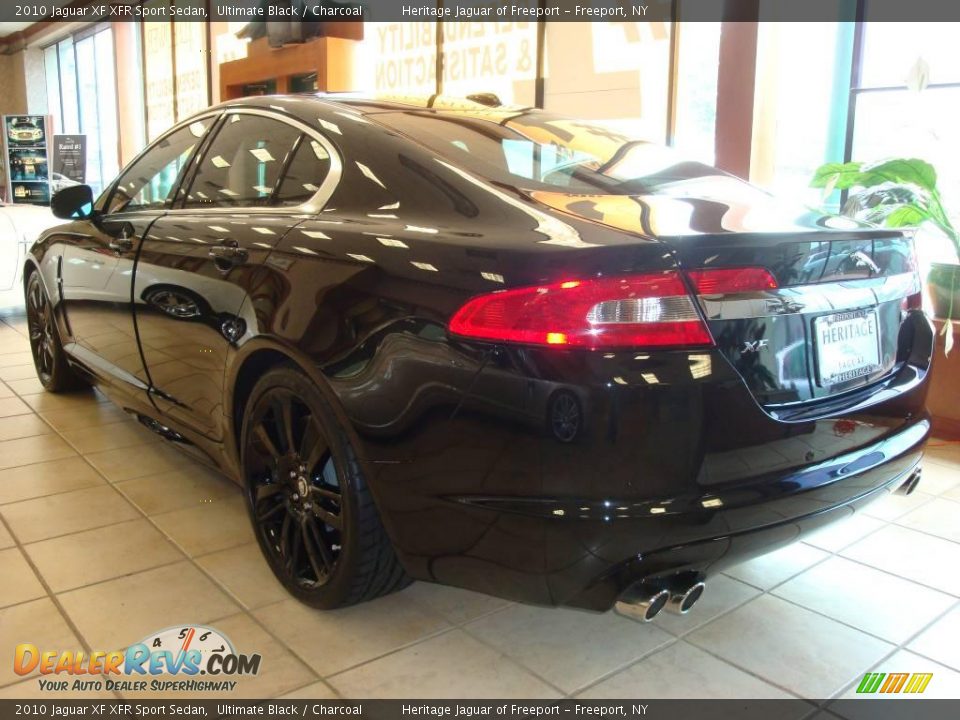 2010 Jaguar XF XFR Sport Sedan Ultimate Black / Charcoal Photo #5