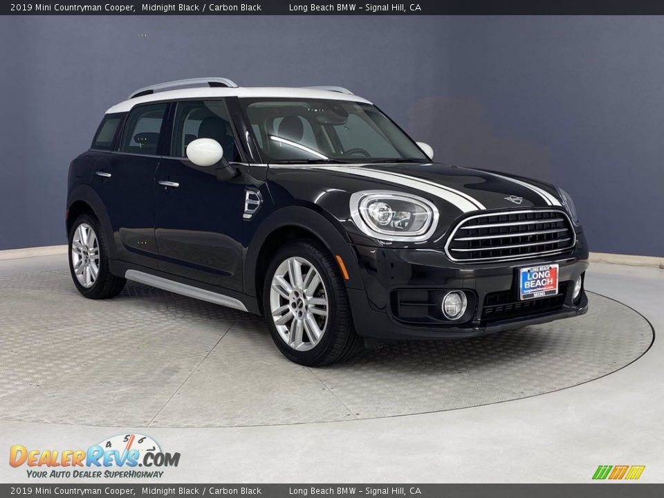 2019 Mini Countryman Cooper Midnight Black / Carbon Black Photo #1