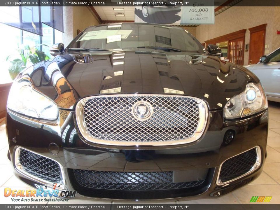 2010 Jaguar XF XFR Sport Sedan Ultimate Black / Charcoal Photo #6