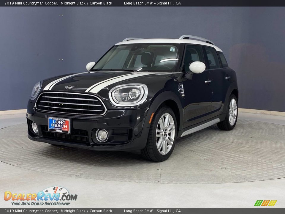 2019 Mini Countryman Cooper Midnight Black / Carbon Black Photo #3