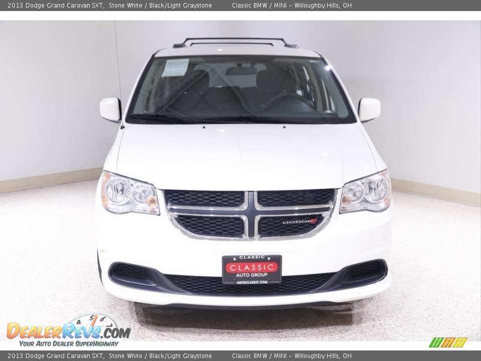 2013 Dodge Grand Caravan SXT Stone White / Black/Light Graystone Photo #2