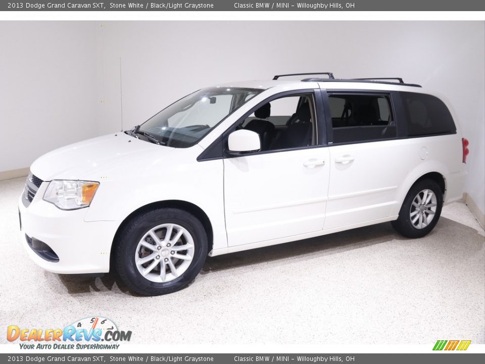 2013 Dodge Grand Caravan SXT Stone White / Black/Light Graystone Photo #3