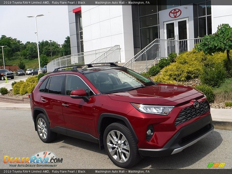 2019 Toyota RAV4 Limited AWD Ruby Flare Pearl / Black Photo #1