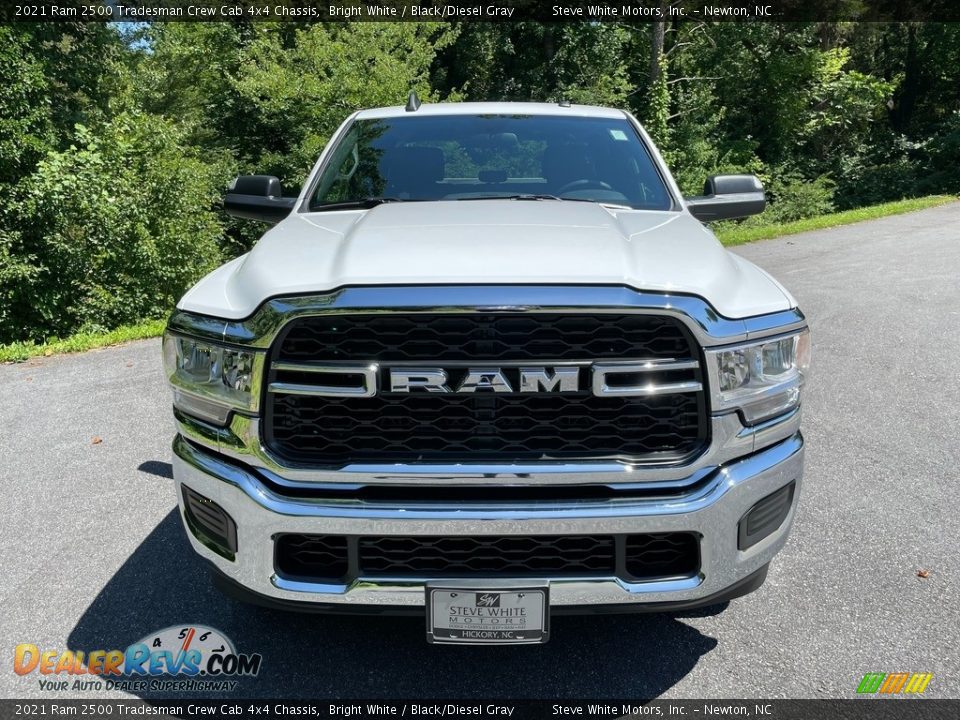 2021 Ram 2500 Tradesman Crew Cab 4x4 Chassis Bright White / Black/Diesel Gray Photo #3