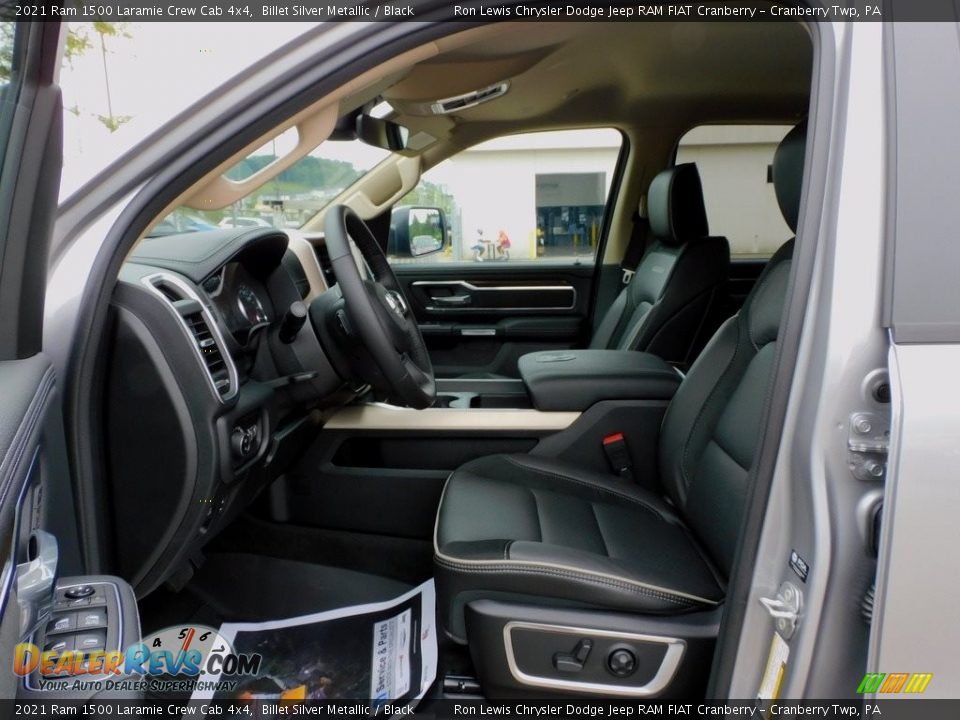 Front Seat of 2021 Ram 1500 Laramie Crew Cab 4x4 Photo #11