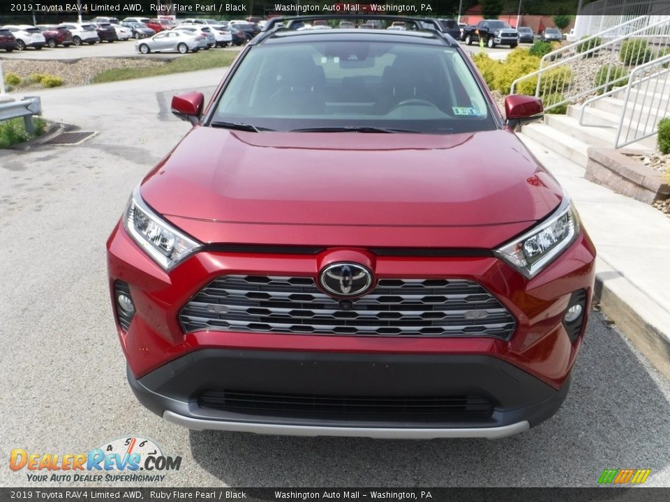 2019 Toyota RAV4 Limited AWD Ruby Flare Pearl / Black Photo #11