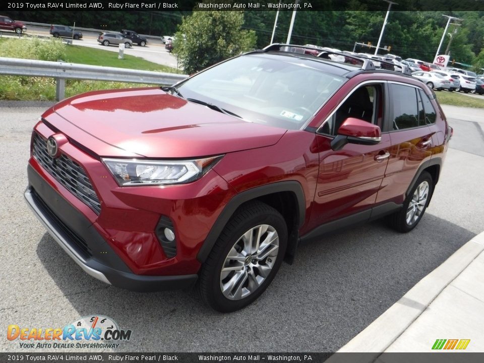 2019 Toyota RAV4 Limited AWD Ruby Flare Pearl / Black Photo #12