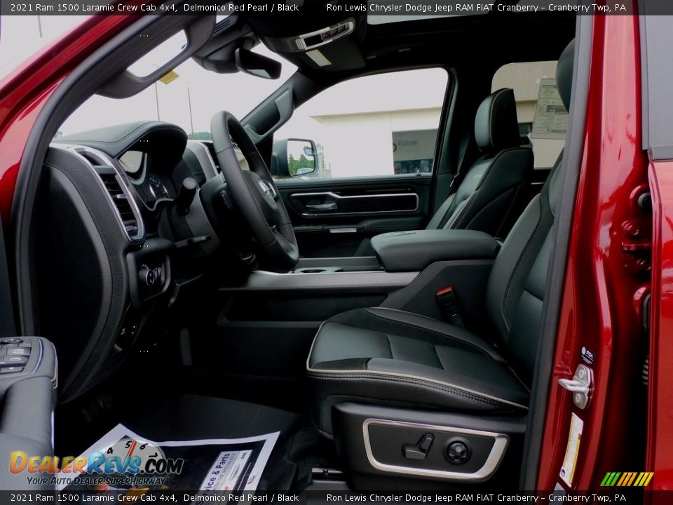 Front Seat of 2021 Ram 1500 Laramie Crew Cab 4x4 Photo #11