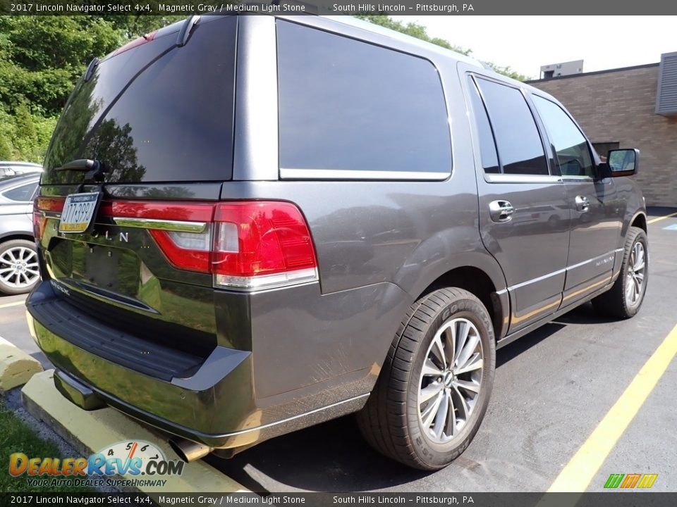 2017 Lincoln Navigator Select 4x4 Magnetic Gray / Medium Light Stone Photo #3