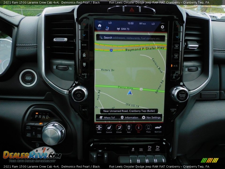 Navigation of 2021 Ram 1500 Laramie Crew Cab 4x4 Photo #16